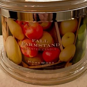 “FALL FARMSTAND” HOMEWORX BY HARRY SLATKIN CANDLE NEW
